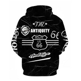 LUXUR Men Long Sleeve Sweatshirt Hoodie Graphic Hooded Pullover Tops with Pocket