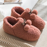Women's Loafer Warm Plush Slippers Indoor Outdoor House Shoes Booties