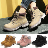 Women's Outdoor Casual Snow Boots Ankle Boots Winter Thicken Warm Flat Shoes