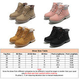 Women's Outdoor Casual Snow Boots Ankle Boots Winter Thicken Warm Flat Shoes