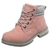Women's Outdoor Casual Snow Boots Ankle Boots Winter Thicken Warm Flat Shoes