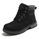 Women's Outdoor Casual Snow Boots Ankle Boots Winter Thicken Warm Flat Shoes