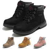 Women's Outdoor Casual Snow Boots Ankle Boots Winter Thicken Warm Flat Shoes