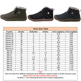 Mens Womens Ankle Boots Snow Boot Winter Warm Non-slip Flat Shoes Lined Slip On