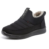 Men Women Winter Shoes Snow Boots Warm Fur Waterproof Ankle Booties