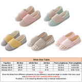 Women's Slip On House Cotton Slippers Outdoor Indoor Warm Bedroom Anti-Slip Shoe
