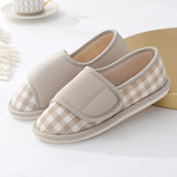 Women's Slip On House Cotton Slippers Outdoor Indoor Warm Bedroom Anti-Slip Shoe