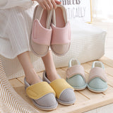 Women's Slip On House Cotton Slippers Outdoor Indoor Warm Bedroom Anti-Slip Shoe