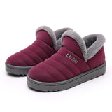 Womens Winter Snow Boots Fur Lined Warm Ankle Boots Slip On Waterproof Outdoor