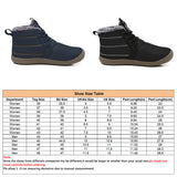 Women Men Snow Ankle Boots Non Slip Lace Up Platform Flat Resistant Outdoor Winter Warm Casual Shoes