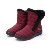 Fashion Outdoor Snow Boots Womens Ankle Boots Warm Waterproof Casual Shoes