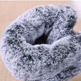 Womens Waterproof Fur Lined Snow Ankle Boots Ladies Winter Warm Rubber Sole Shoe