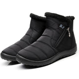 Women 's Snow Boot Waterproof Ankle Non-slip Winter Fur Booties Warm Winter Shoe
