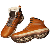 Womens Mens Snow Boots Warm Platform Ankle Boots Plush Lined Shoes Winter Boots