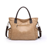 Women's PU Leather Handbag Tote Satchel Single Shoulder Bag Travel Crossbody Bag