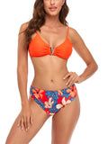 Women's 3 Pieces Bikini Swimsuit Cover Up Floral Beachwear Bathing Suit Tankini Swimwear