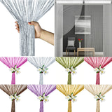 Door String Beads Divider Tassel Fringe Beaded Panel Room Crystal Curtain Window