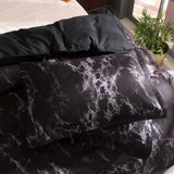 3Pcs Marble Duvet Quilt Cover Set Queen King Size Bedding Set With Pillowcases