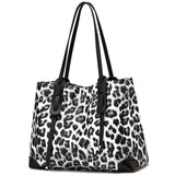 Women Lady Large Capacity Tote Oxford Soft Shoulder Bag Shopping Business Modern