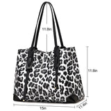 Women Lady Large Capacity Tote Oxford Soft Shoulder Bag Shopping Business Modern