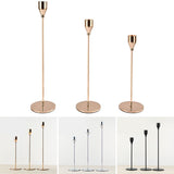 3Pcs Candlestick Holders Taper Metal Candle Stand Elegant Matte Tall Candle Holder for Wedding, Dinner, Party, Christmas Decoration