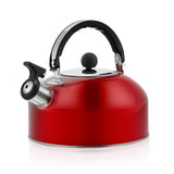 CUH 3 Liter Whistling Tea Kettle - Modern Stainless Steel Whistling Tea Pot for Stovetop with Cool Grip Ergonomic Handle