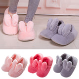 Unisex Women Men Cartoon Slippers Anti Slip Warm Home Plush Slippers