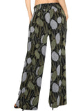 Boho Palazzo Pants for Women Floral Print Wide Leg Lounge Pants