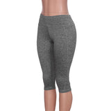 Women's Capri Yoga Pants High Waist Leggings Cropped Pocket Fitness Sports Gym
