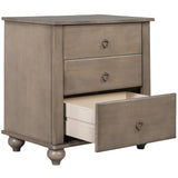 CUH Sturdy Easy Assemble Furniture Rectangular Hallway 2 Drawers Bedside Table Modern Large Storage Bathroom Nightstand