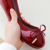 Women's Slip On Flats Shoes Loafers Chunky Heels OL Dress Party Shoes Round Toe