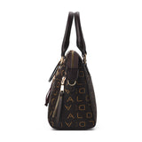 Women Leather Handbag Briefcase Shoulder Bag Tote Messenger Satchel With Pendant