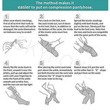 Womens 20-30 mmHg Compression Pantyhose Tights Varicose Veins Stockings Leg Slimming Hip Up