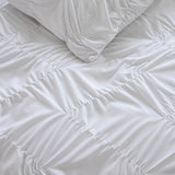 2Pcs/3Pcs Ruched Duvet Quilt Cover Set Queen King Size Bedding Set + Pillowcases