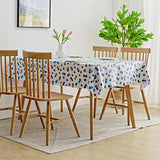 Waterproof PVC Table Cloth Oil-Proof Wipeable Rectangle Tablecloth Kitchen Decor