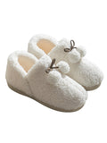 Women's Loafer Warm Plush Slippers Indoor Outdoor House Shoes Booties