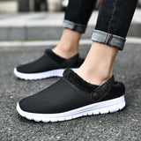 Unisex Slip On Mules Slipper Winter Warm Non-Slip Home Indoor Shoes US 6.5-13