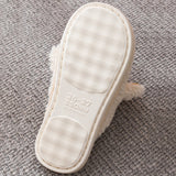 Unisex Adults Cute Cartoon Pattern Plush Slippers Slip On Closed Toe Casual Warm