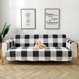 Non-Slip Sofa Cover Quilted Furniture Sofa Slipcover Protectors Washable Couch Slip Cover for Pets Kids Dogs