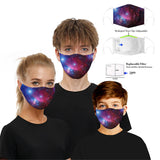 CUH Cloth Face Masks,Printing Masks,Adult Kids Mouth Covering,Woman Man Masks,Strethable Mouth-muffle,Washable Reusable Mask