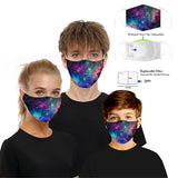 CUH Cloth Face Masks,Printing Masks,Adult Kids Mouth Covering,Woman Man Masks,Strethable Mouth-muffle,Washable Reusable Mask