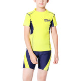 Boys Swimsuit Swimwear Short Sleeve Rash Guard Swim Tops Swim Shorts Shirt Board Swim Trunks Pants Board Shorts Boardshorts Beachwear Quick-Dry Sun Protection Casual Surfing Bathing Suit