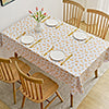 Waterproof PVC Table Cloth Oil-Proof Wipeable Rectangle Tablecloth Kitchen Decor