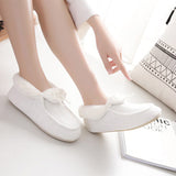 Women Slip On Round Toe Slipper Closed Heel Winter Boots Keep Warm Slipper