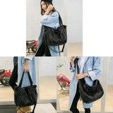 Women's Casual PU Leather Handbag Tote Satchel Shoulder Bag Purse Crossbody Bag