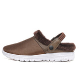 Unisex Slip On Mules Slipper Winter Warm Non-Slip Home Indoor Shoes US 6.5-13