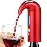 Portable Smart Electronic Automatic Wine Aerator Decanter Dispenser Rechargeable