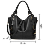 PU Leather Women Shoulder Crossbody Handbag Retro Tote Satchel Bag Large Capacity Hobo Shoulder Bags Messenger Bags