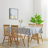 Waterproof PVC Table Cloth Oil-Proof Wipeable Rectangle Tablecloth Kitchen Decor