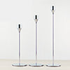 3Pcs Candlestick Holders Taper Metal Candle Stand Elegant Matte Tall Candle Holder for Wedding, Dinner, Party, Christmas Decoration